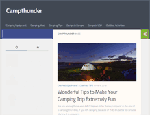 Tablet Screenshot of campthunder.org